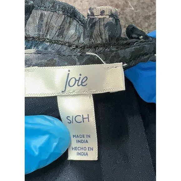 Joie Sz S Baltic Sleeveless Summer Swing‎ Floral Chiffon Feminine Dress Shift - Picture 6 of 11